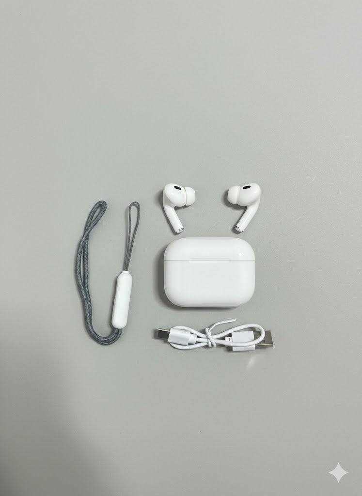 AIRPODS PRO 2ND GENERATION WITH NEW BUTTON FEATURE